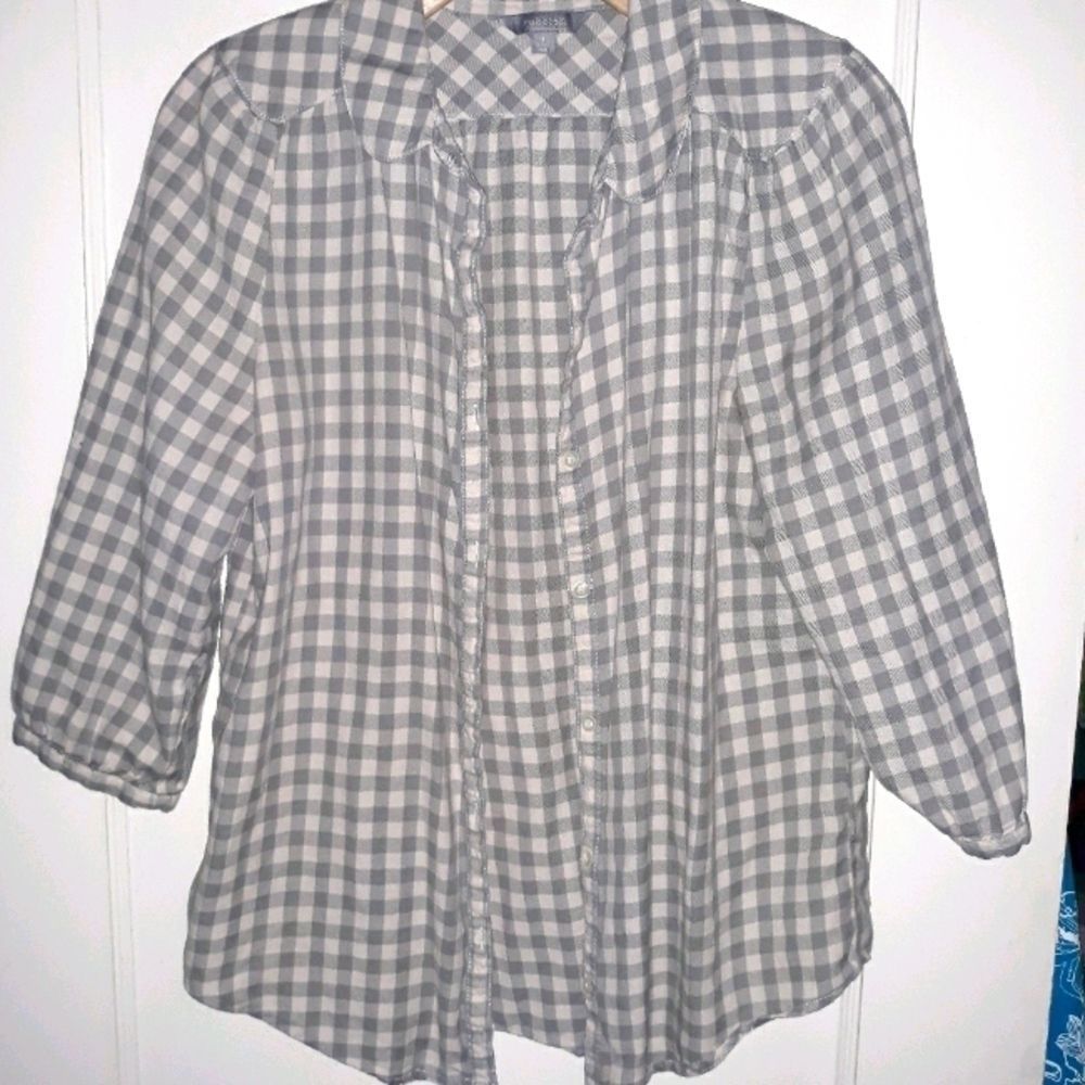 Plaid blouse - Picture 2 of 6